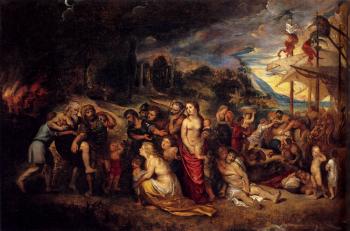 彼得 保羅 魯本斯 Aeneas And His Family Departing From Troy 彼得 保羅 魯本斯 Aeneas And His Family Departing From Troy